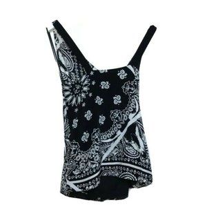 Tibi Sleeveless Silk Tank Top Blouse